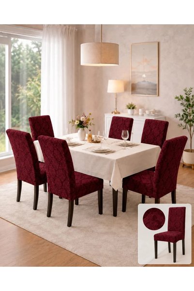 OEM Set 6 huse de scaun, model abstract elegant, jacquard