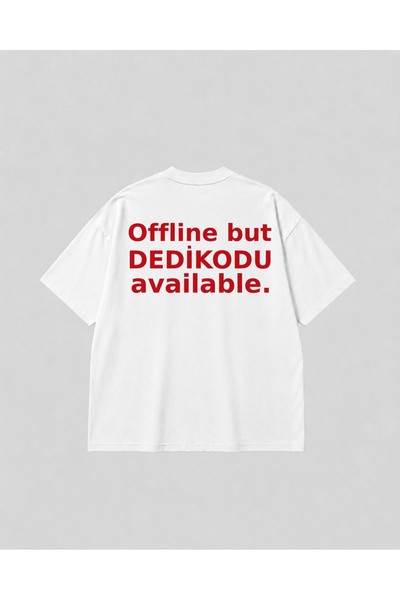 SVART WEAR Μπλουζάκι από βαμβάκι Unisex σε λευκό χρώμα με στάμπα στην πλάτη κ...