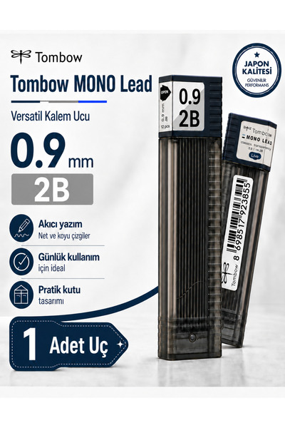 Tombow Mono Lead 0.9 mm 2B Versatil Kalem Ucu 1 Adet Yedek Uç