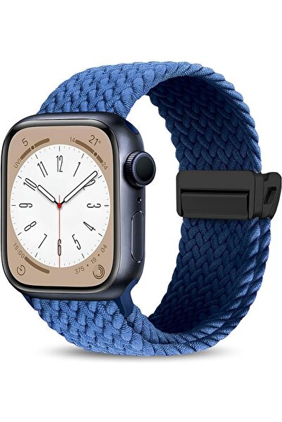 GENERAL RKINC Braided Band Compatible with Apple Watch, Magnetic Adjustable E...