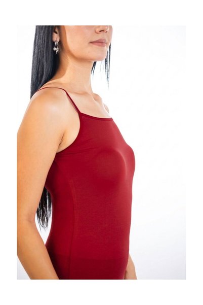 Lonca Tekstil Bamboo String Strap Women's Tank Top Package Includes Single Item