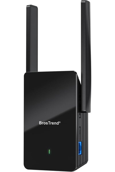 BrosTrend موسع نطاق واي فاي 6 AX1500 مع منفذ إيثرنت جيجابت