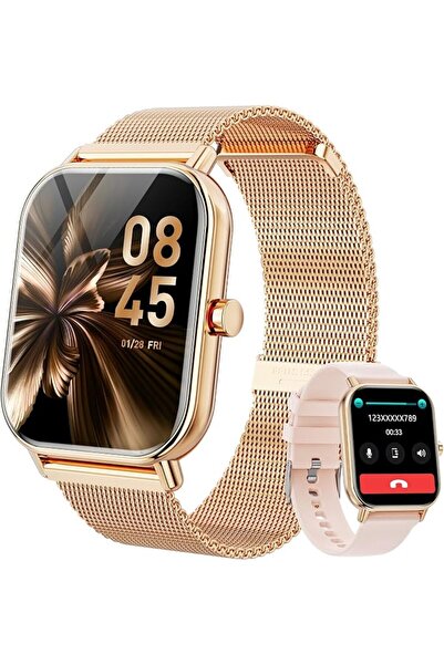 GENERAL Smart Watch for Women Men, 1.85" HD Fitness Tracker with Bluetooth Ca...