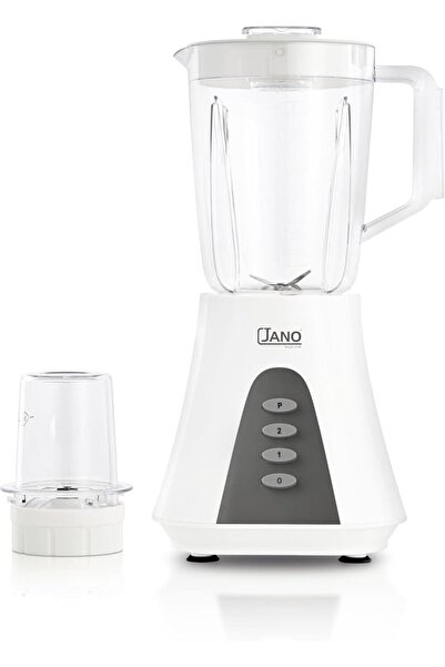 Janome Pin خلاط كهربائي JANO بقوة 450 واط مع مطحنة. سرعتان ومفتاح تحكم لضبط ا...