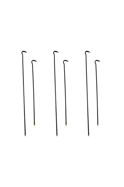 M.A Traders UAE Khezran National Day Black Stick Set of 6 – 3 Small & 3 Large...