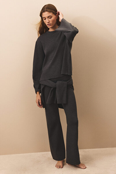 H&M İnce Triko Pantolon