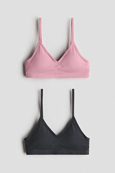 H&M 2'li Dolgulu Kısa Üst