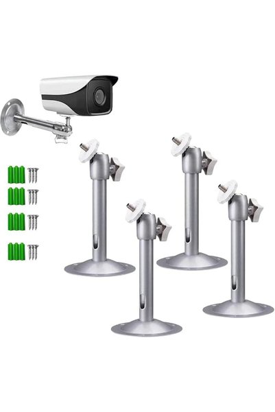 KASTWAVE 4 قطع حامل جداري لكاميرات الأمن، مناسب لكاميرات CCTV وكاميرات IP، مص...