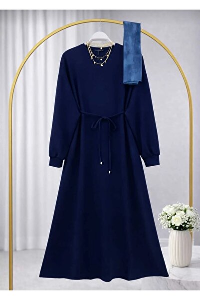 MODA MT فستان نسائي بحزام خصر مسطح -0375