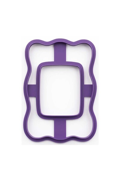 Craftelle 7x10 cm Dalgalı Kenarlı Seramik ve Polimer Kil Kesici Çerçeve Şablonu