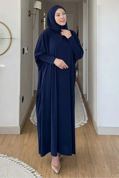 SaklıButik Hafsa Self-Hijab Prayer Dress