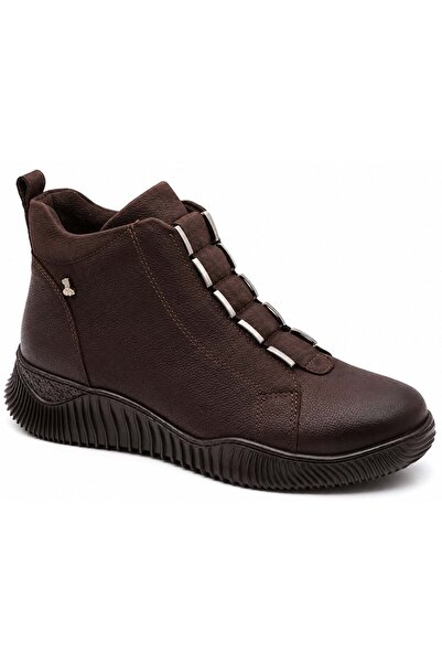 Venüs Kemal Aygün-Venüs Women's Genuine Leather Comfort Short Boots with Rubb...