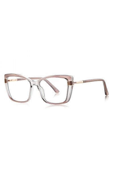 Techsuit Ochelari De Calculator Dama 2273, Anti-Blue Light, Maro Deschis