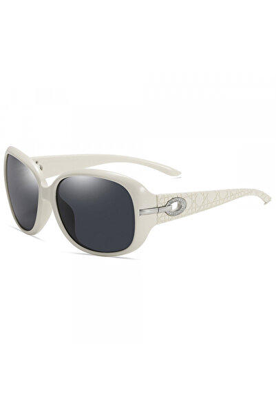 Techsuit Ochelari De Soare Dama 2012, Polarizati, Protectie UV, Albi Gri