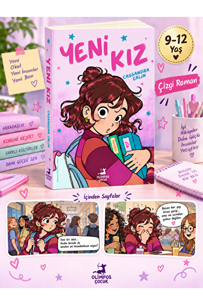 OLİMPOS ÇOCUK Yeni Kız Serisi 1. Kitap - Cassandra Calin (+8 Yaş Çizgi Roman)