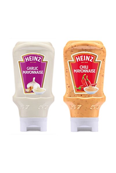 Heinz Mayonez Sarımsaklı 400 gr ve Chili Acılı 405 gr 2 li