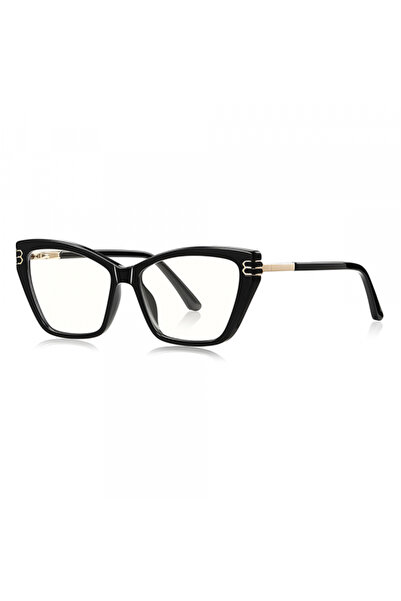 Techsuit Women's Computer Glasses 2262, Anti-Blue Light, Black