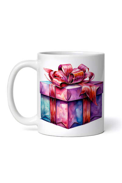 INOVATIX Cana alba personalizata,Invitatie Revelion Cutie de cadou multicolor...
