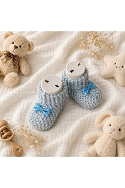BEBELON YUMUŞACIK FİYONKLU TRİKO BEBEK PATİK