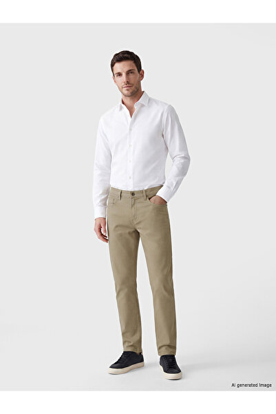 LC Waikiki Rmz Gi̇yi̇m Farkiyla Slim Fit Gabardine Men's Chino Trousers
