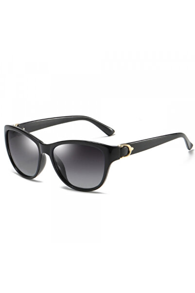 Techsuit Women's Sunglasses A572, Polarized, UV Protection, Black Gray Gradient