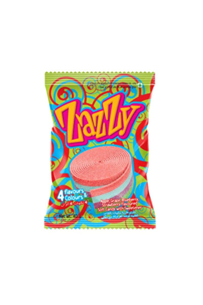 Generic Brand زازي حلوى طرية بنكهات متعددة (التفاح , العنب , توت , الفراولة )