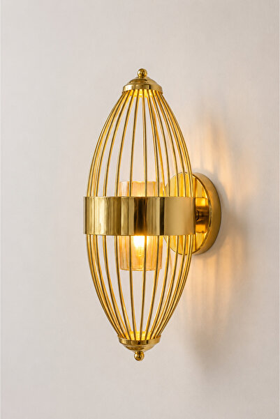 Genel Markalar BEYZBOL GOLD DUVAR APLİKİ PİLLİ ELEKTRİKLİ ANAHTARLI PİL HEDİYELİ