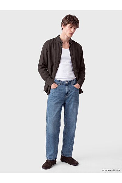 LC Waikiki Nevavm with Difference Xside Brown Plain Standard & Regular Men's ...