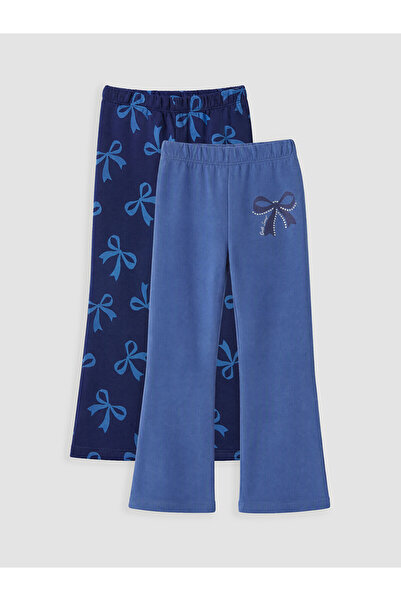LC Waikiki Nevavm Farkıyla Lcw Kids Navy Blue 2 Threaded Raster Printed Narro...