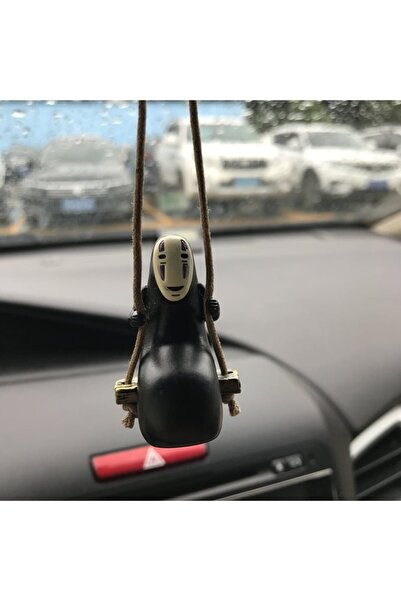 Generic Brand Anime Faceless Man on Swing Hanging Ornament for Car Mirror and...