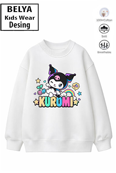 Belya Kids Wear Trend Παιδικό Κοριτσίστικο Μοντέλο Full Fit Oversize Πολύχρωμ...