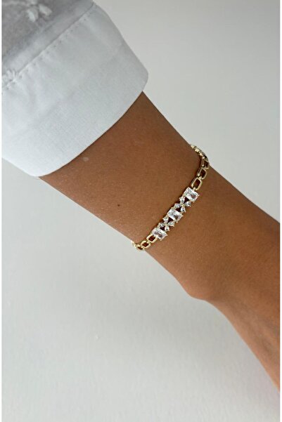 XUPING JEWELRY سوار ذهبي بتصميم خاص مرصع بحجر الزركون على شكل باجيت XP مع سلك...