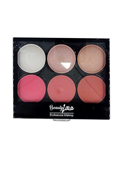 Beauty Lara باليت بلاشر وإضاءة Professional Makeup