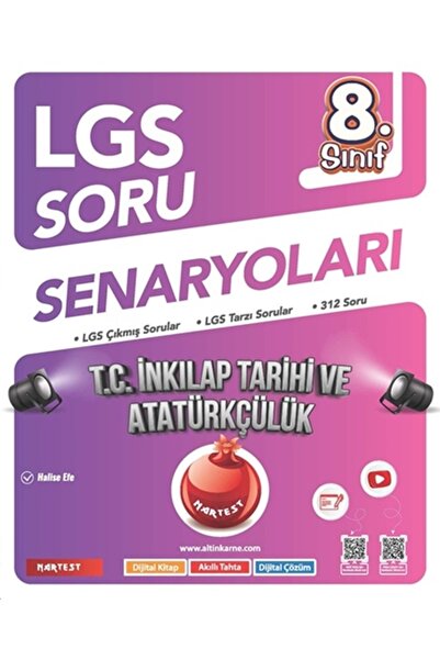 Nartest Yayınları 8. Sınıf Lgs Soru Senaryoları T.c. İnkılap Tarihi Ve Atatür...
