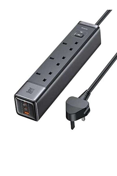 Mcdodo Mcdodo 6-in-1 Gan Power Strip with 30W Power, Type-C Ports, 3m Cable, ...