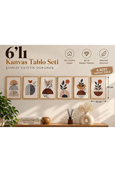 6LI KANVAS TABLO