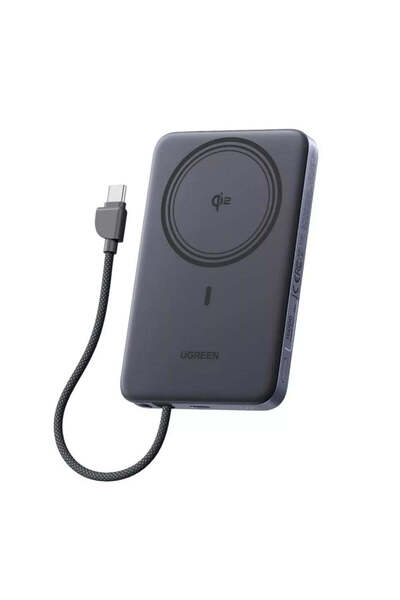 Ugreen Εξωτερική Μαγνητική Μπαταρία PB570 (75982B), Είσοδος Type-C 30W, Ενσωμ...