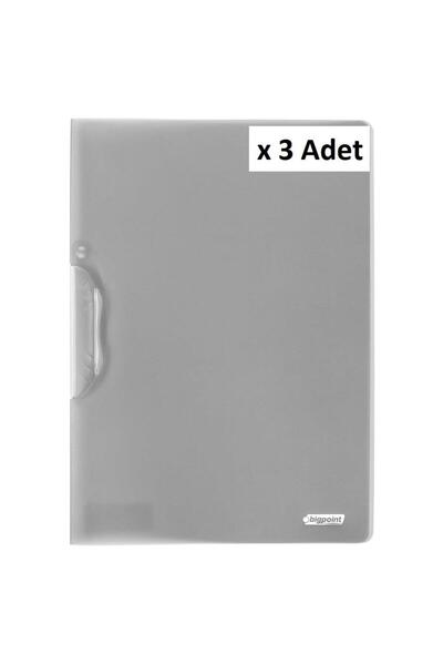 Bigpoint Φάκελος Συμπίεσης Πλευρικής Συμπίεσης A4 Smoky x 3 Τεμάχια