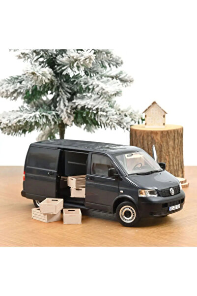 Norev Sigilat- Volkswagen Transporter T5 Gri Antracit 2003 NOREV- Scara 1:18