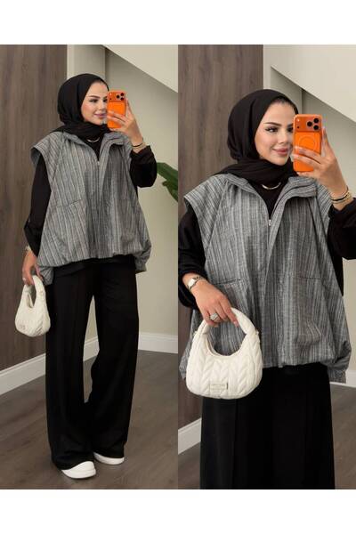 Rose Design Boutique CAPRİ ÇİZGİLİ YELEK