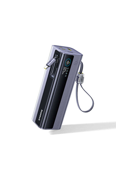 Baseus Εξωτερική μπαταρία EnerGeek GR11 25.000 mAh, 200W, διπλό ανασυρόμενο κ...