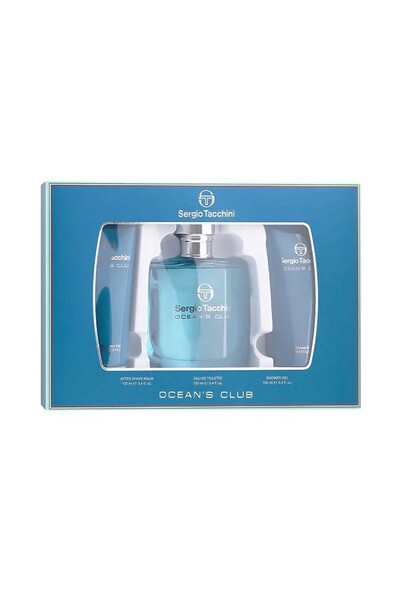 Sergio Tacchini Ocean's Club Σετ Αρώματος EDT 100ml, Βάλσαμο για μετά το ξύρι...