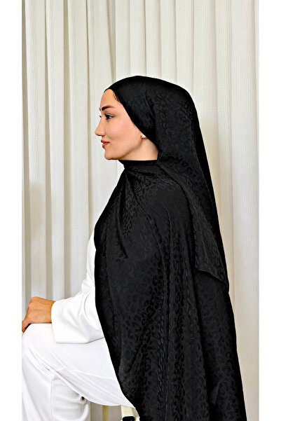 MASSİMAELEGANZA Leopard Model Aerobin Cotton Shawl