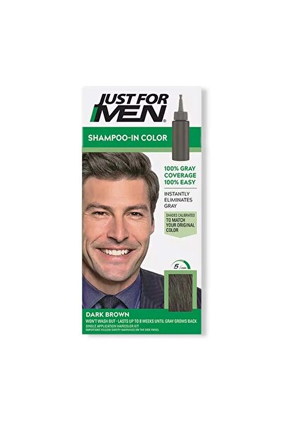 Just For Men Σαμπουάν Μαλλιών - Σετ Σαμπουάν Βαφής Μαλλιών σε Χρώμα H-45 Σκού...