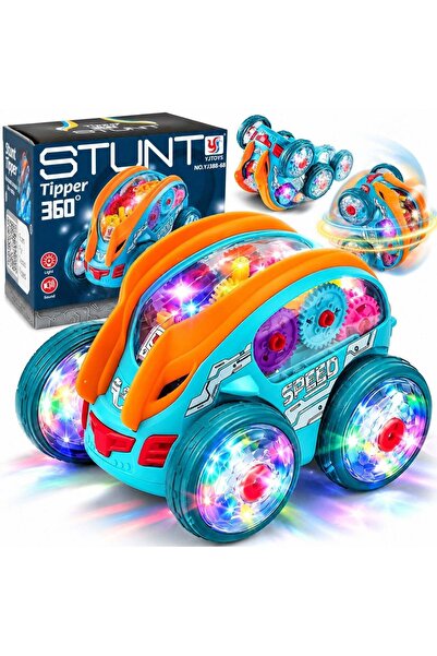 Issa Stunt Tipper 360 °   Mașină de cascadorii, 15.7 x 12 x 11.7 cm. cu lumin...