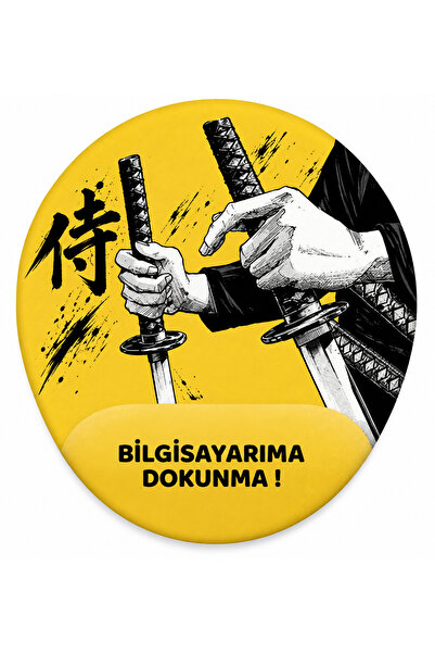 Samuray Katana Bilgisayarıma Dokunma Bilek Destekli Mouse Pad