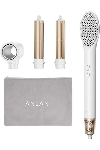 ANLAN جهاز تصفيف الشعر متعدد الأنماط 4 في 1، وظيفة تجفيف الشعر وفرده وتجعيده ...