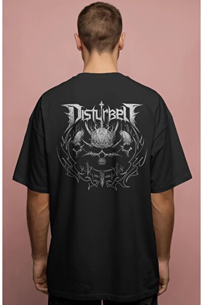 SEVBANO Disturbed Rock Metal Music Band Printed Unisex Oversize Premium T-Shirt