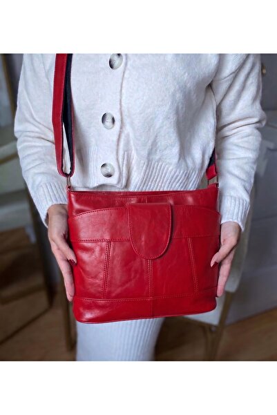 NahitaTyana Geantă de umăr și crossbody pentru femei, din piele naturală