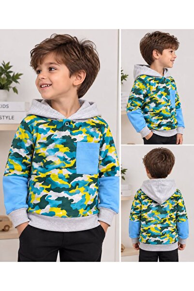 Genel Markalar ERKEK ÇOCUK KAPŞONLU SWEATSHIRT